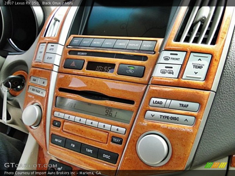 Black Onyx / Ivory 2007 Lexus RX 350