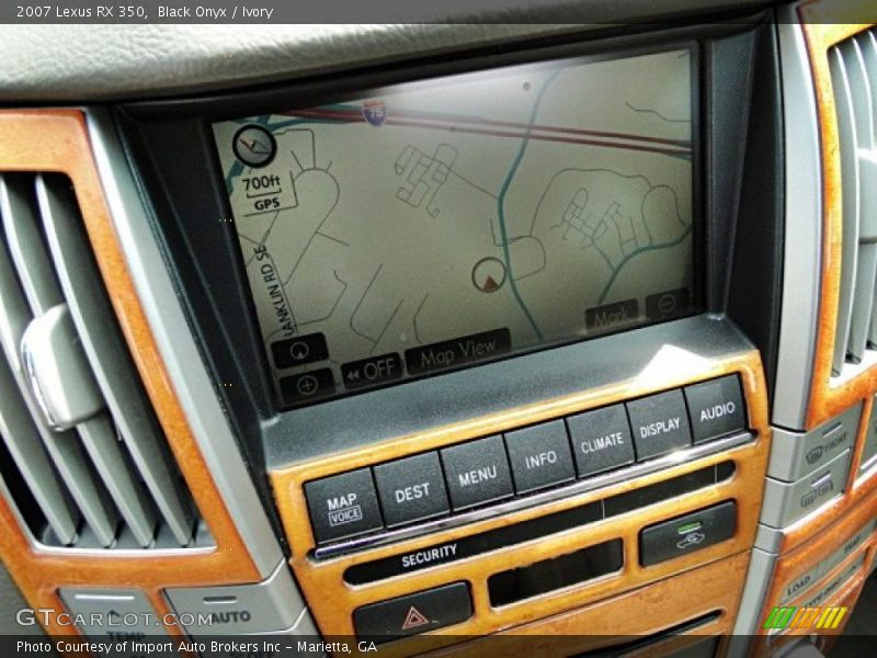 Black Onyx / Ivory 2007 Lexus RX 350
