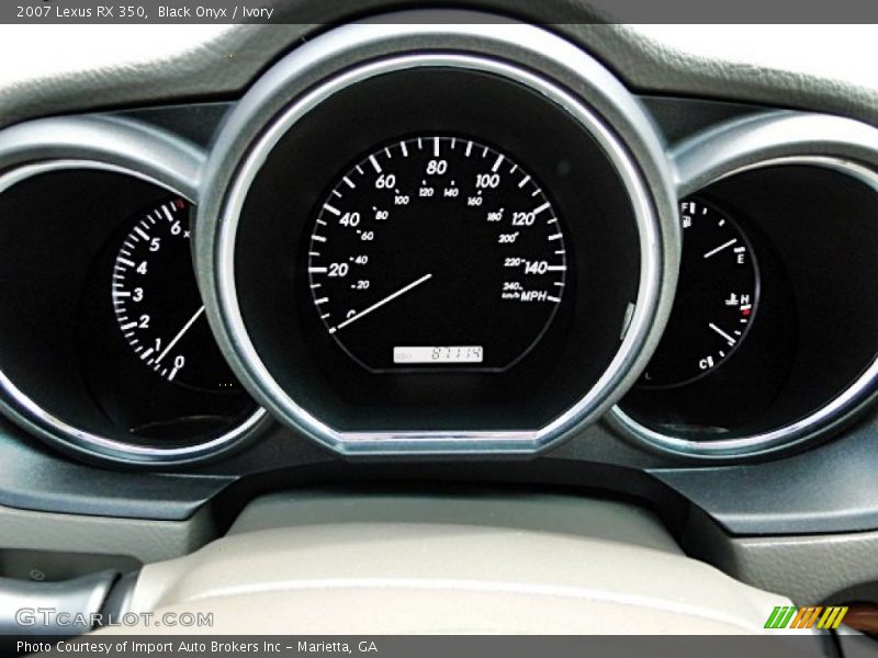 Black Onyx / Ivory 2007 Lexus RX 350