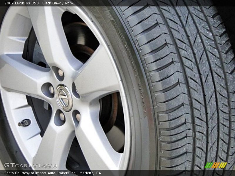 Black Onyx / Ivory 2007 Lexus RX 350