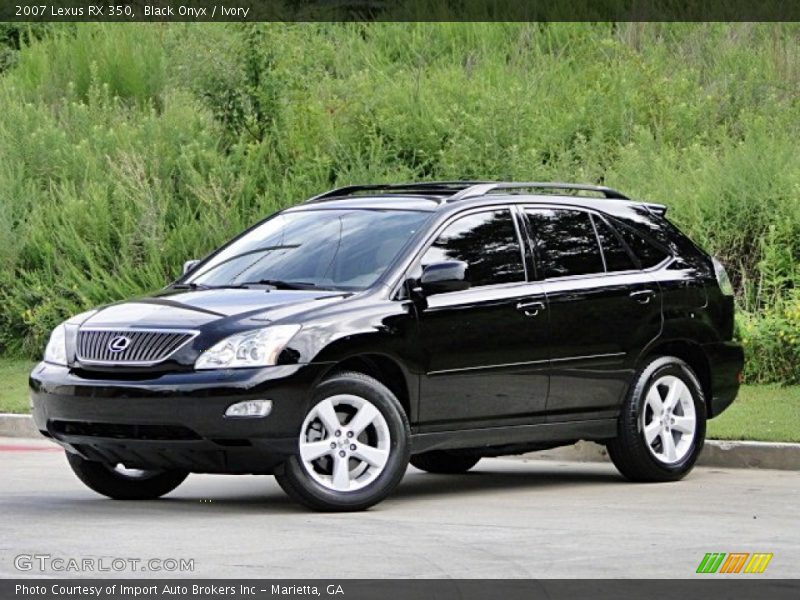 Black Onyx / Ivory 2007 Lexus RX 350