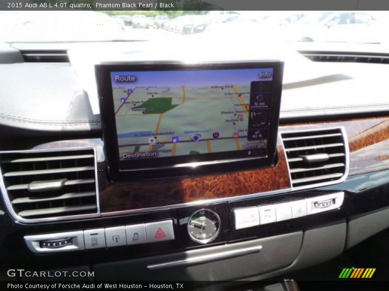 Phantom Black Pearl / Black 2015 Audi A8 L 4.0T quattro