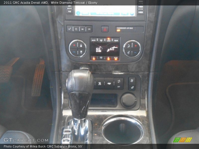 White Diamond Tintcoat / Ebony 2011 GMC Acadia Denali AWD