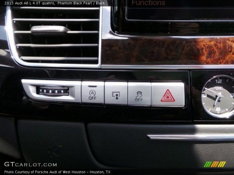 Phantom Black Pearl / Black 2015 Audi A8 L 4.0T quattro