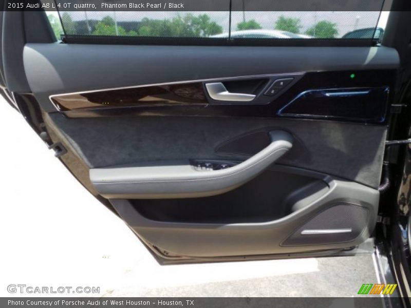 Phantom Black Pearl / Black 2015 Audi A8 L 4.0T quattro