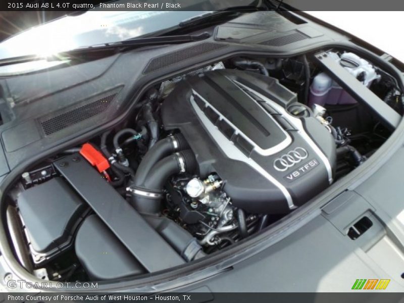 Phantom Black Pearl / Black 2015 Audi A8 L 4.0T quattro