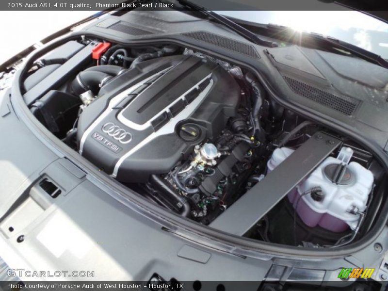Phantom Black Pearl / Black 2015 Audi A8 L 4.0T quattro