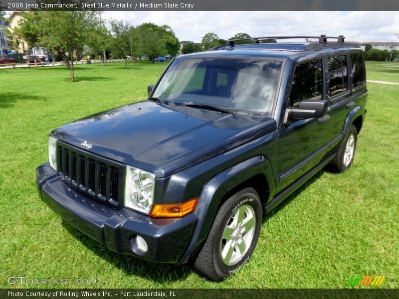 Steel Blue Metallic / Medium Slate Gray 2006 Jeep Commander