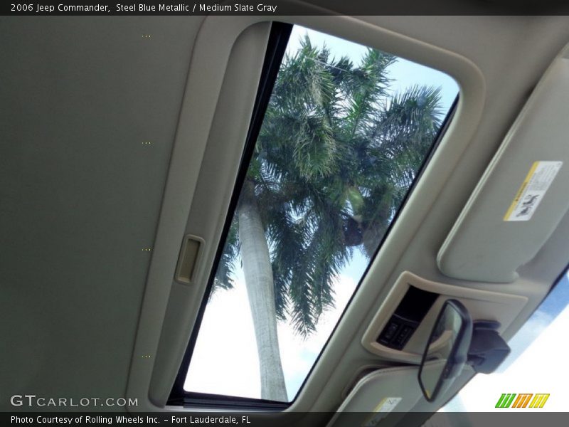 Steel Blue Metallic / Medium Slate Gray 2006 Jeep Commander