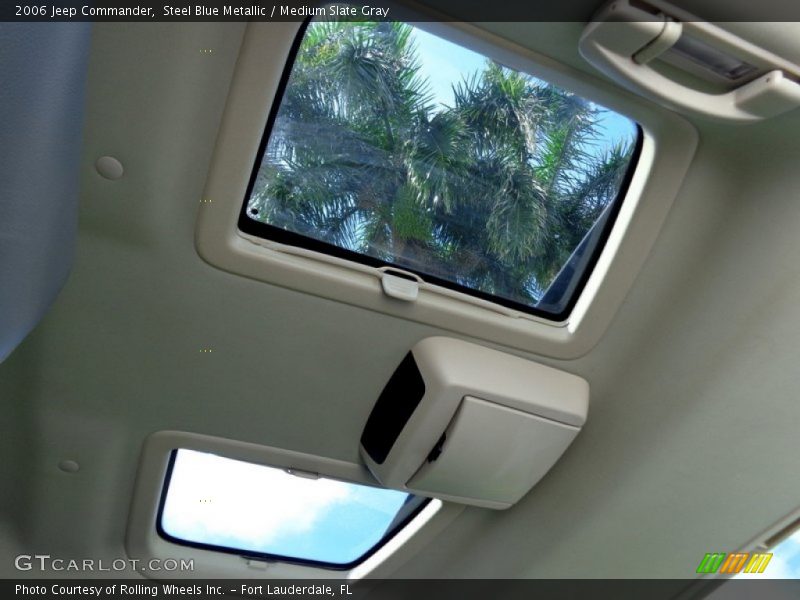 Steel Blue Metallic / Medium Slate Gray 2006 Jeep Commander