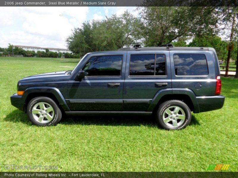 Steel Blue Metallic / Medium Slate Gray 2006 Jeep Commander