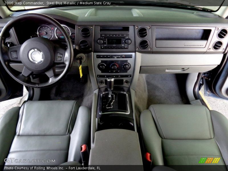 Steel Blue Metallic / Medium Slate Gray 2006 Jeep Commander