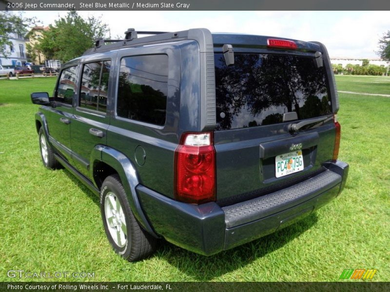 Steel Blue Metallic / Medium Slate Gray 2006 Jeep Commander