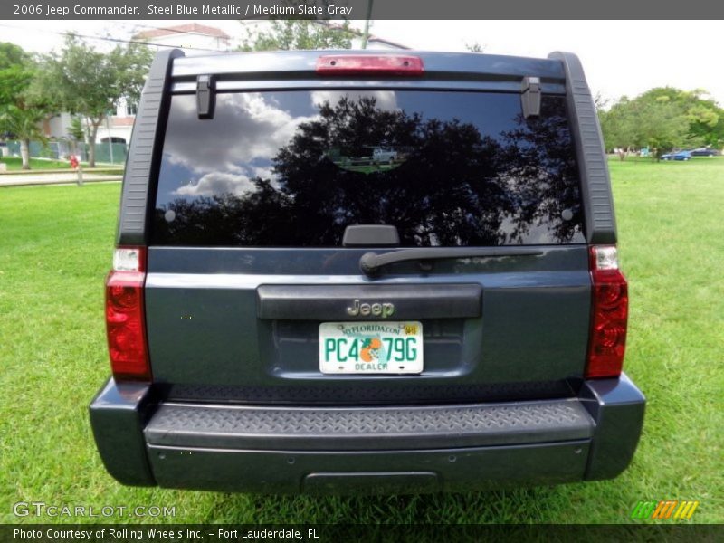 Steel Blue Metallic / Medium Slate Gray 2006 Jeep Commander