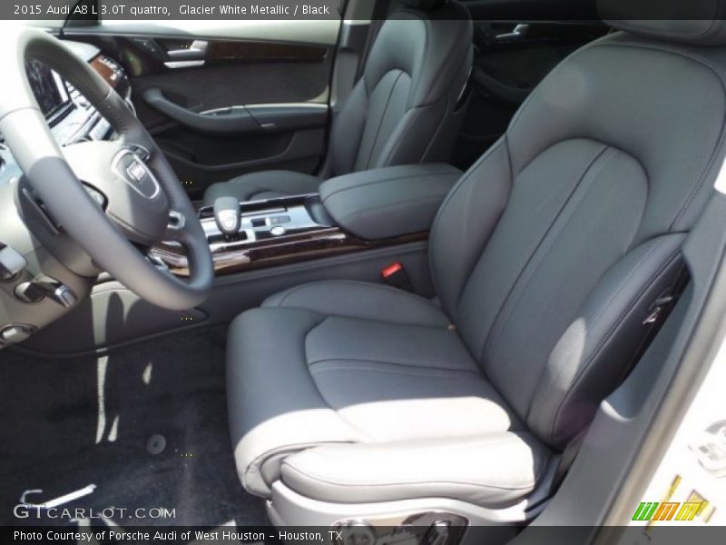 Front Seat of 2015 A8 L 3.0T quattro