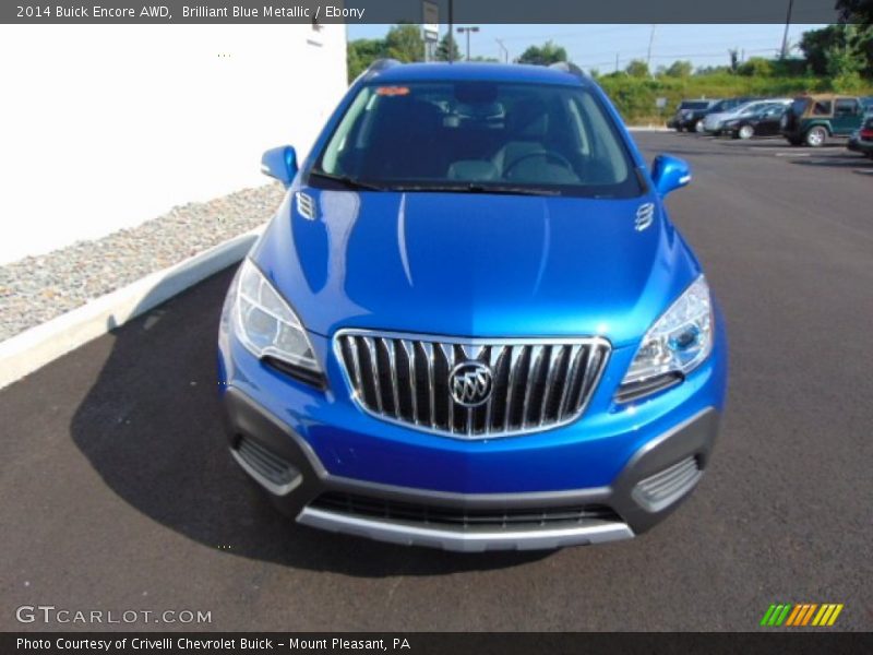 Brilliant Blue Metallic / Ebony 2014 Buick Encore AWD
