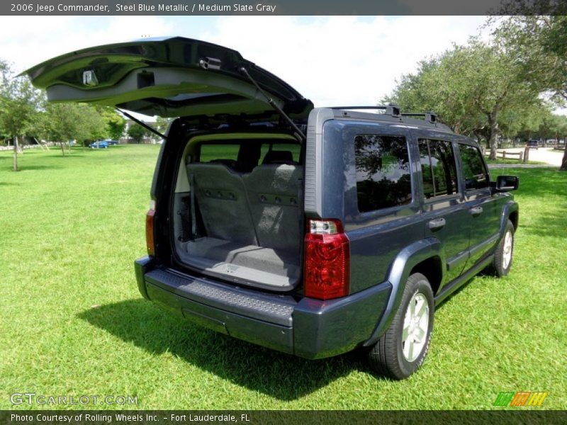 Steel Blue Metallic / Medium Slate Gray 2006 Jeep Commander