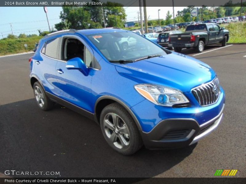 Brilliant Blue Metallic / Ebony 2014 Buick Encore AWD