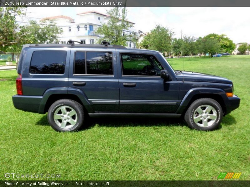 Steel Blue Metallic / Medium Slate Gray 2006 Jeep Commander