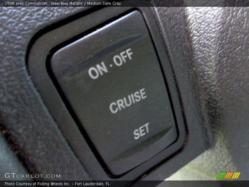 Steel Blue Metallic / Medium Slate Gray 2006 Jeep Commander