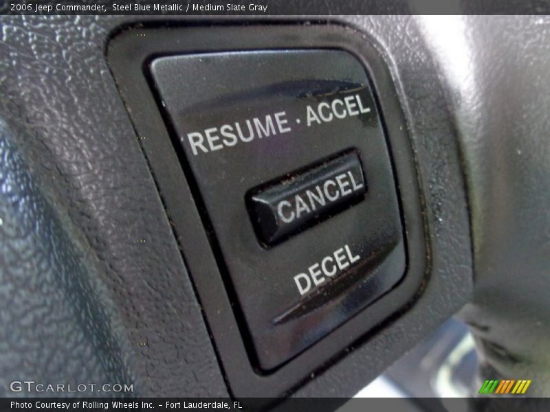 Steel Blue Metallic / Medium Slate Gray 2006 Jeep Commander