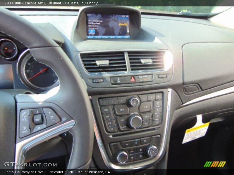 Controls of 2014 Encore AWD