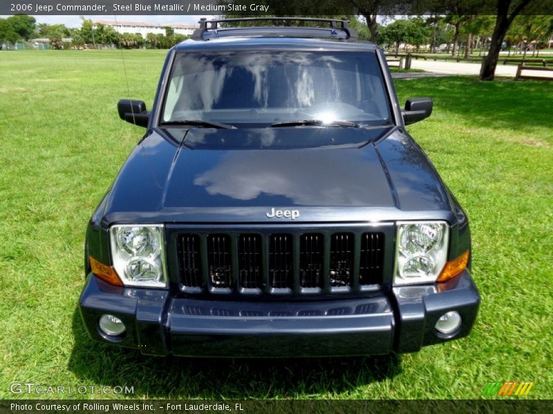 Steel Blue Metallic / Medium Slate Gray 2006 Jeep Commander