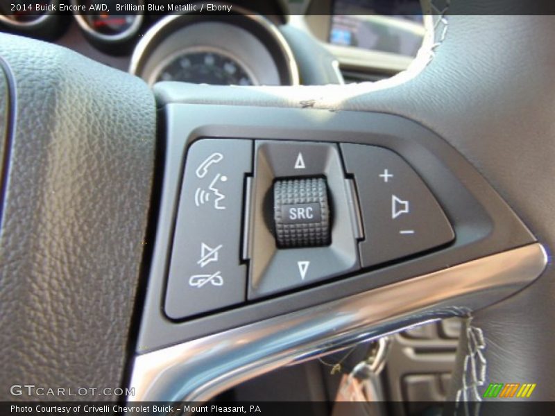 Brilliant Blue Metallic / Ebony 2014 Buick Encore AWD
