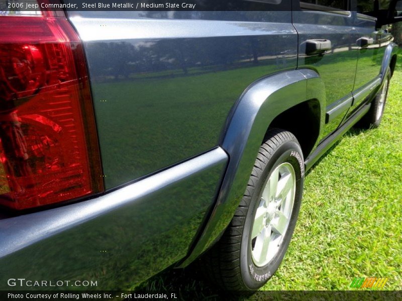 Steel Blue Metallic / Medium Slate Gray 2006 Jeep Commander