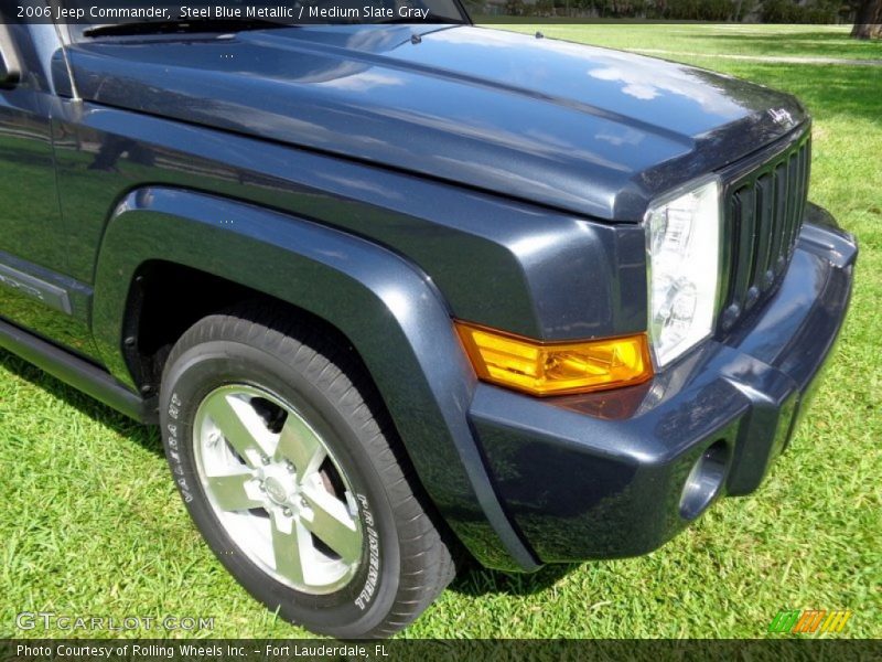 Steel Blue Metallic / Medium Slate Gray 2006 Jeep Commander