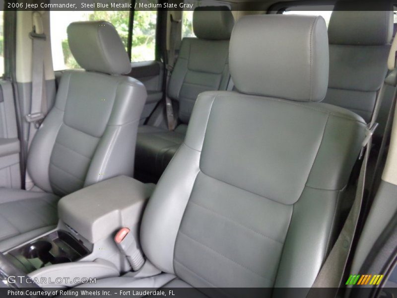 Steel Blue Metallic / Medium Slate Gray 2006 Jeep Commander