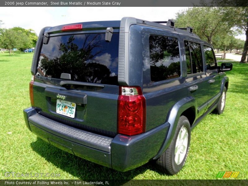 Steel Blue Metallic / Medium Slate Gray 2006 Jeep Commander