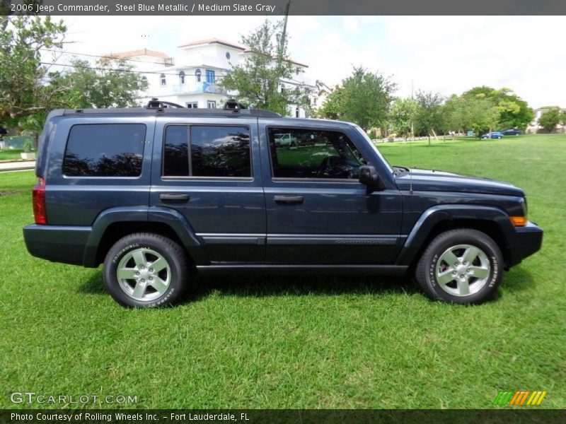 Steel Blue Metallic / Medium Slate Gray 2006 Jeep Commander
