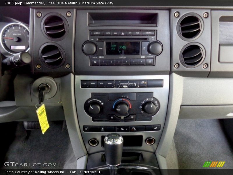 Steel Blue Metallic / Medium Slate Gray 2006 Jeep Commander