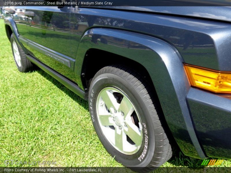 Steel Blue Metallic / Medium Slate Gray 2006 Jeep Commander