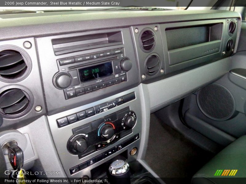 Steel Blue Metallic / Medium Slate Gray 2006 Jeep Commander