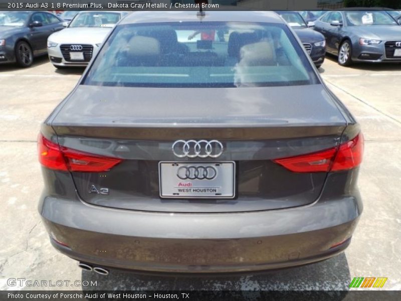 Dakota Gray Metallic / Chestnut Brown 2015 Audi A3 1.8 Premium Plus