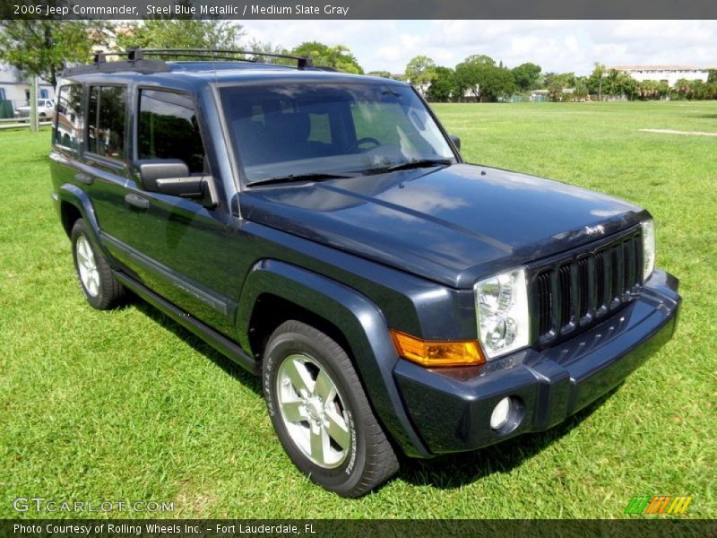 Steel Blue Metallic / Medium Slate Gray 2006 Jeep Commander