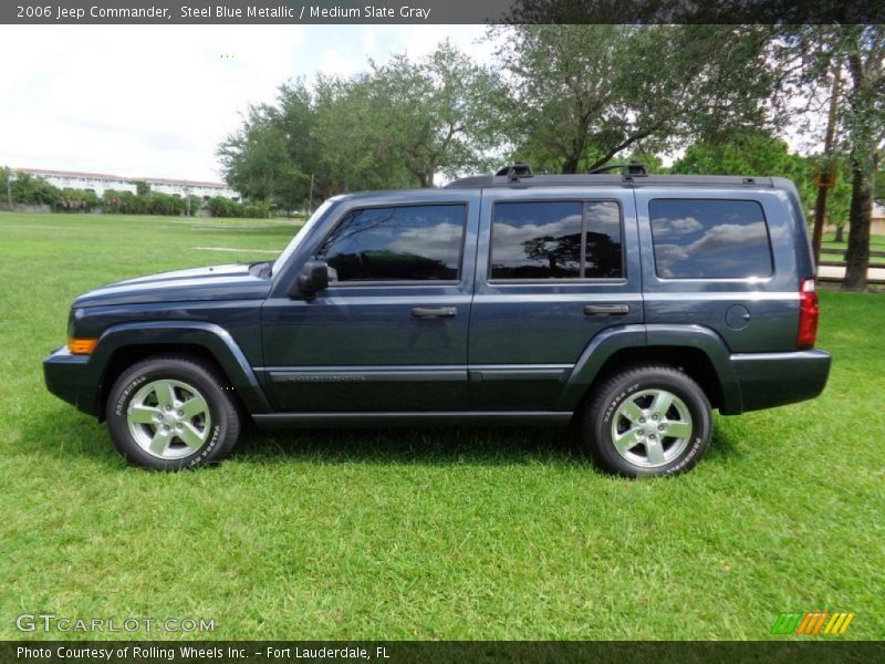 Steel Blue Metallic / Medium Slate Gray 2006 Jeep Commander