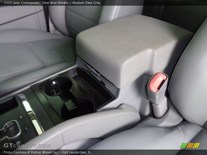 Steel Blue Metallic / Medium Slate Gray 2006 Jeep Commander