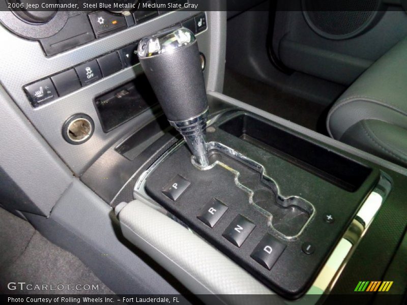 Steel Blue Metallic / Medium Slate Gray 2006 Jeep Commander