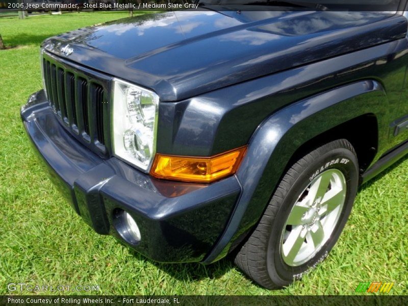 Steel Blue Metallic / Medium Slate Gray 2006 Jeep Commander