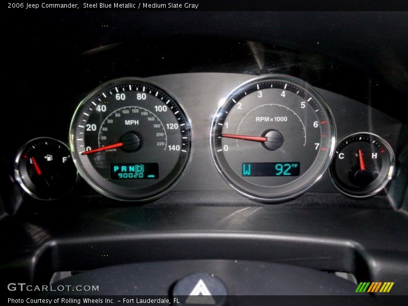 Steel Blue Metallic / Medium Slate Gray 2006 Jeep Commander