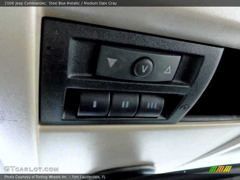 Steel Blue Metallic / Medium Slate Gray 2006 Jeep Commander