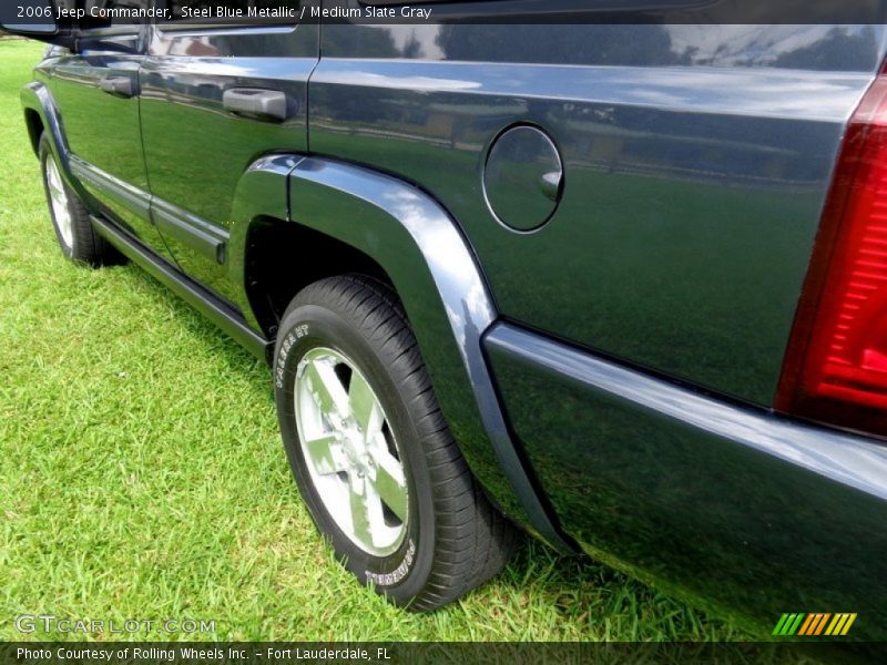 Steel Blue Metallic / Medium Slate Gray 2006 Jeep Commander