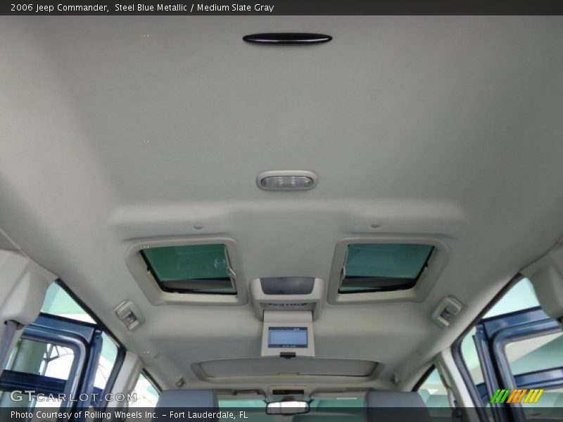 Steel Blue Metallic / Medium Slate Gray 2006 Jeep Commander