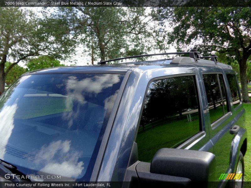 Steel Blue Metallic / Medium Slate Gray 2006 Jeep Commander