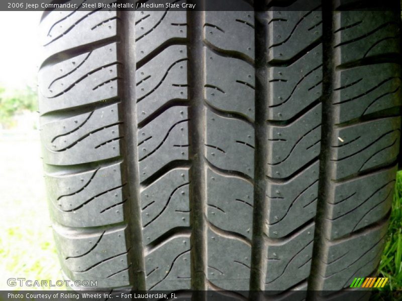 Steel Blue Metallic / Medium Slate Gray 2006 Jeep Commander