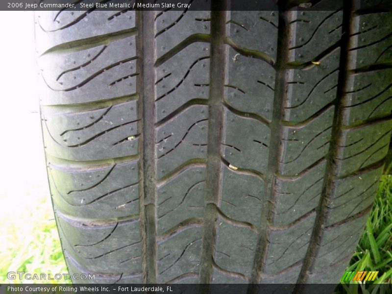 Steel Blue Metallic / Medium Slate Gray 2006 Jeep Commander