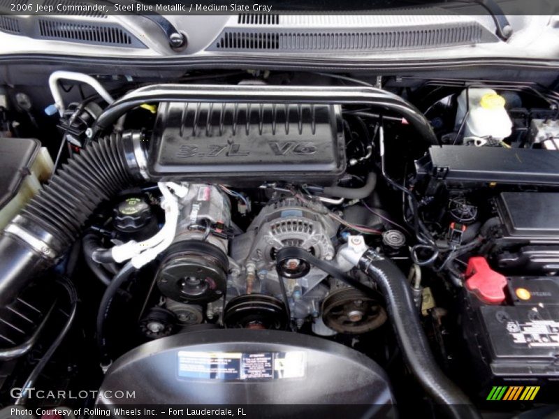 Steel Blue Metallic / Medium Slate Gray 2006 Jeep Commander